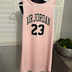 Jordan Kids Casual Dress in Pink and Black